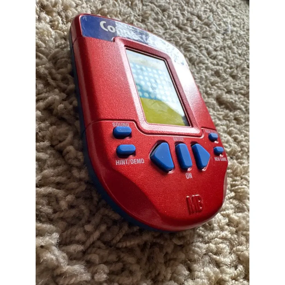 Vtg 2002 Connect Four Milton Bradley Electronic Hand-Held Battery Operated Game